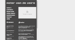 Desktop Screenshot of petervandeveire.be